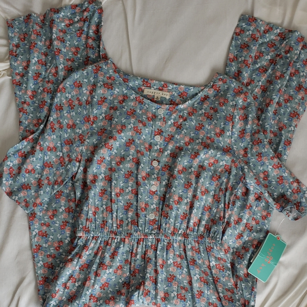 Copper Key Girls Romper